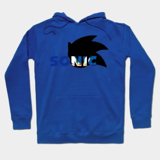 Sonic The Hedgehog Logo w/ Face Hoodie